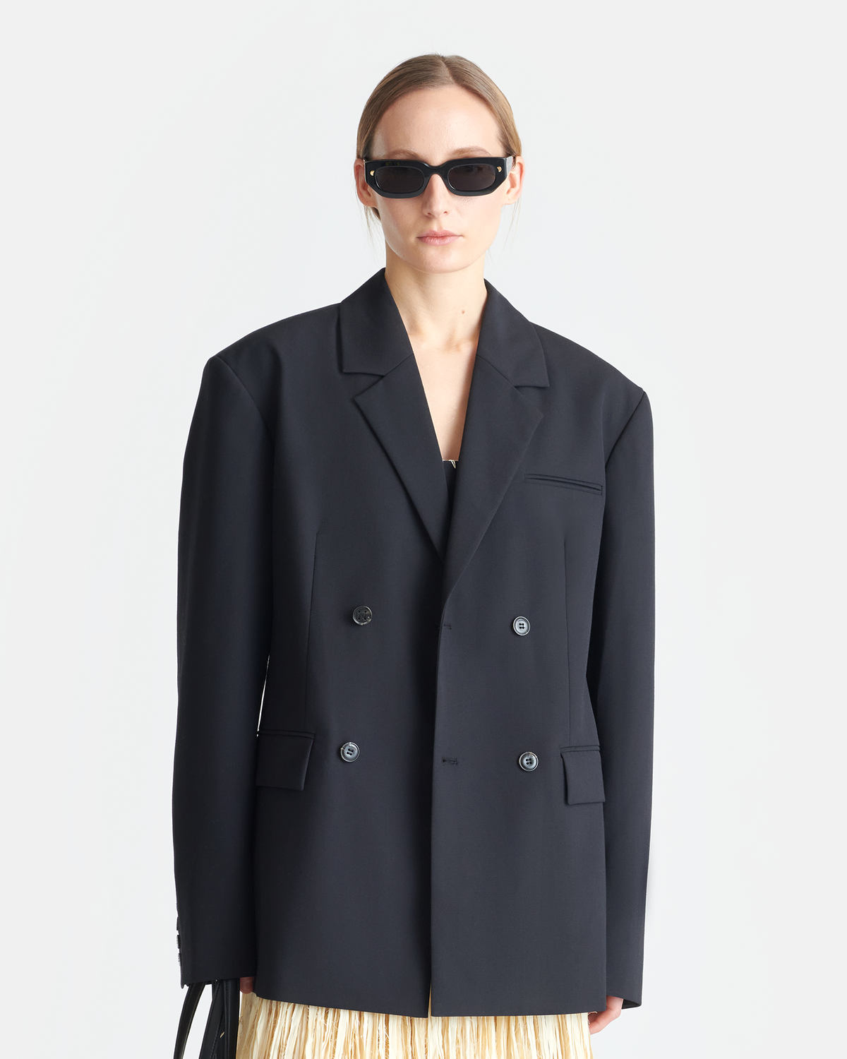 Diante Boxy blazer - Black | Nanushka