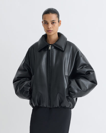 Asger Padded Okobor™ jacket - Black | Nanushka