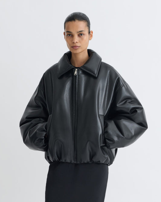 Asger Padded Okobor™ jacket - Black | Nanushka