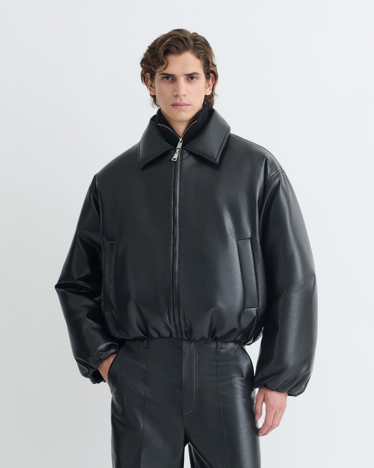 Asger Padded Okobor™ jacket - Black | Nanushka