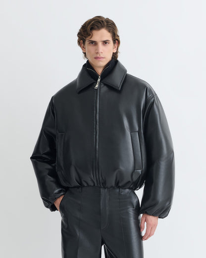 Asger Padded Okobor™ jacket - Black | Nanushka