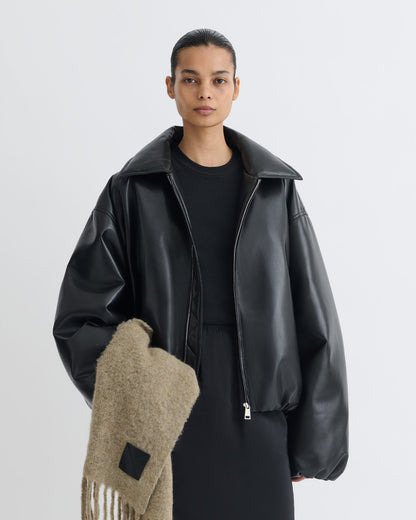 Asger Padded Okobor™ jacket - Black | Nanushka