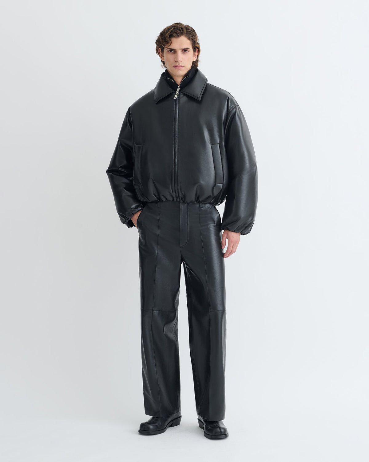 Asger Padded Okobor™ jacket - Black | Nanushka