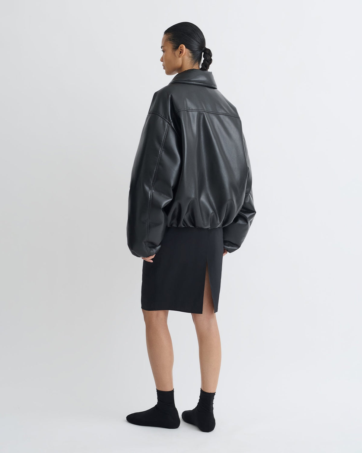 Asger Padded Okobor™ jacket - Black | Nanushka