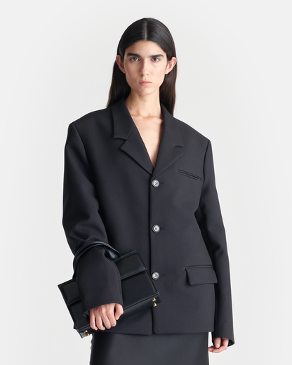 Rox Double Suiting Blazer - Black | Nanushka