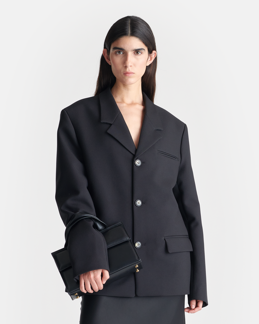 Rox Double Suiting Blazer - Black | Nanushka