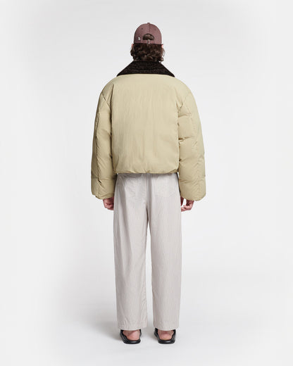 Zacharie Jacket - Sage/Black | Nanushka