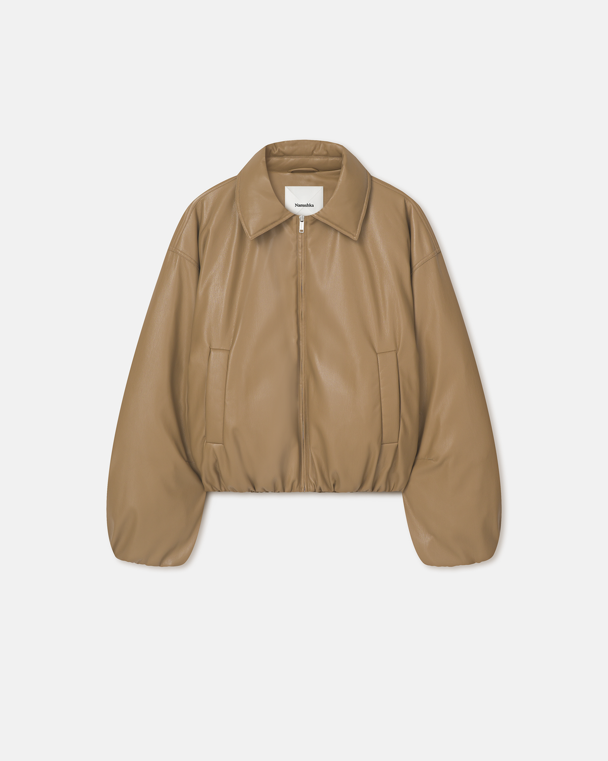 Asger Padded Okobor™ jacket - Muted Khaki | Nanushka