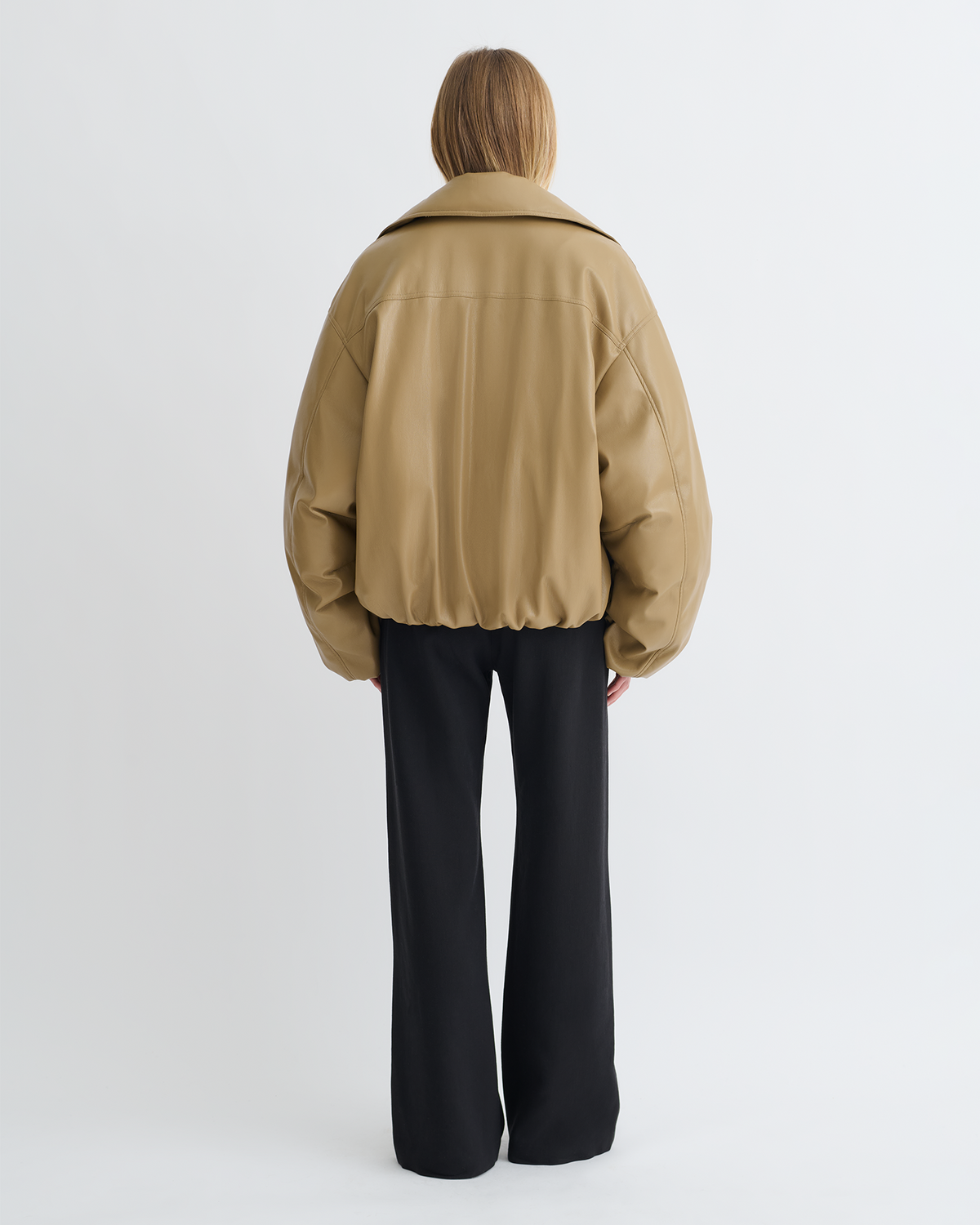 Asger Padded Okobor™ jacket - Muted Khaki | Nanushka
