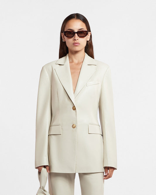 Hathi Okobor™ blazer - Creme | Nanushka