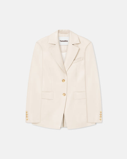 Hathi Okobor™ blazer - Creme | Nanushka