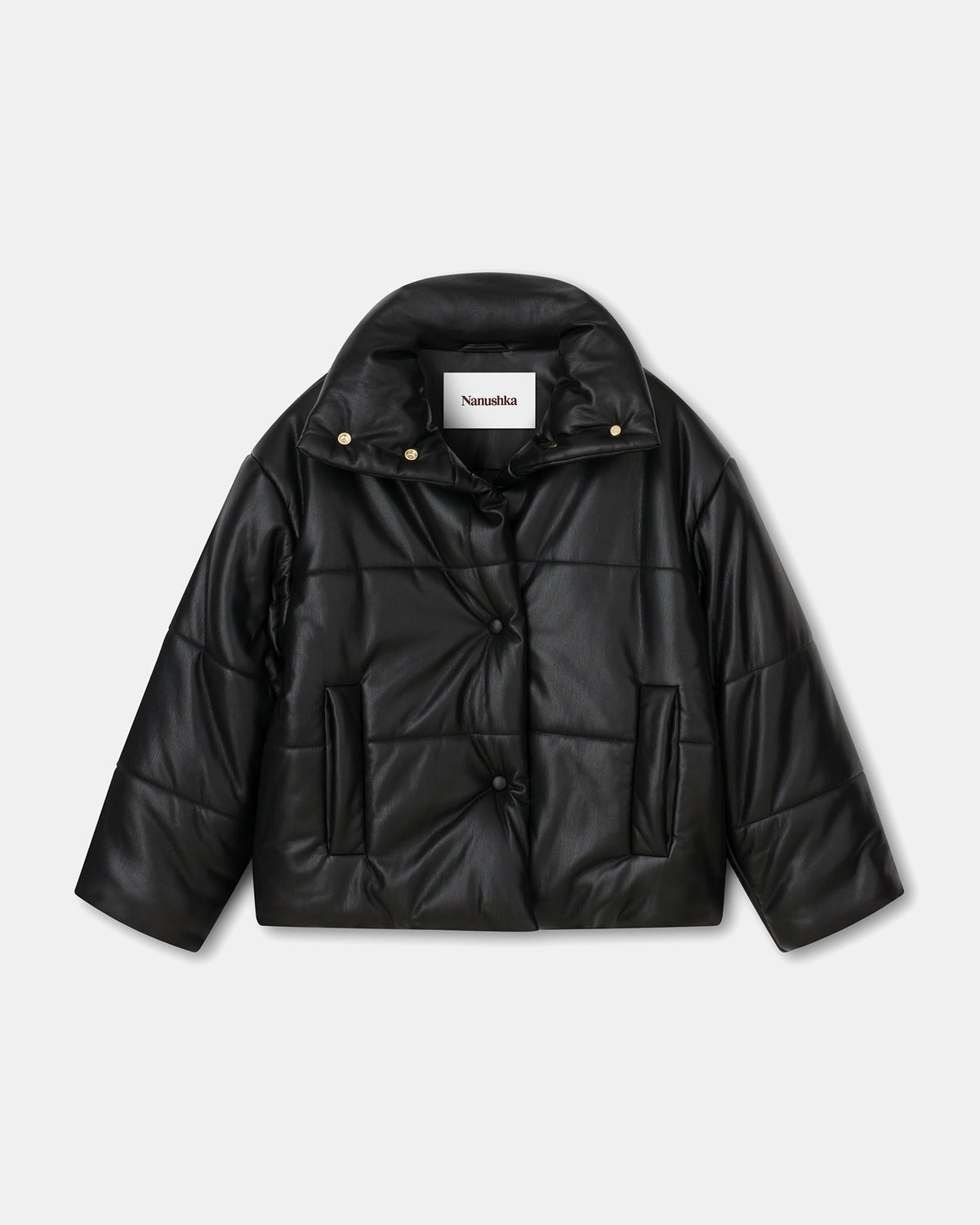 Hide Okobor™ puffer jacket - Black | Nanushka