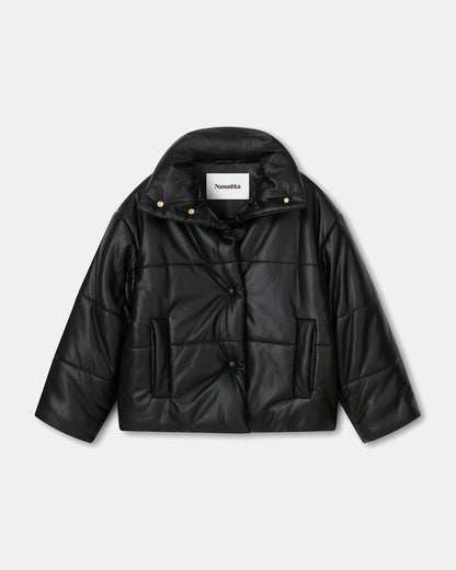 Hide Okobor™ puffer jacket - Black | Nanushka