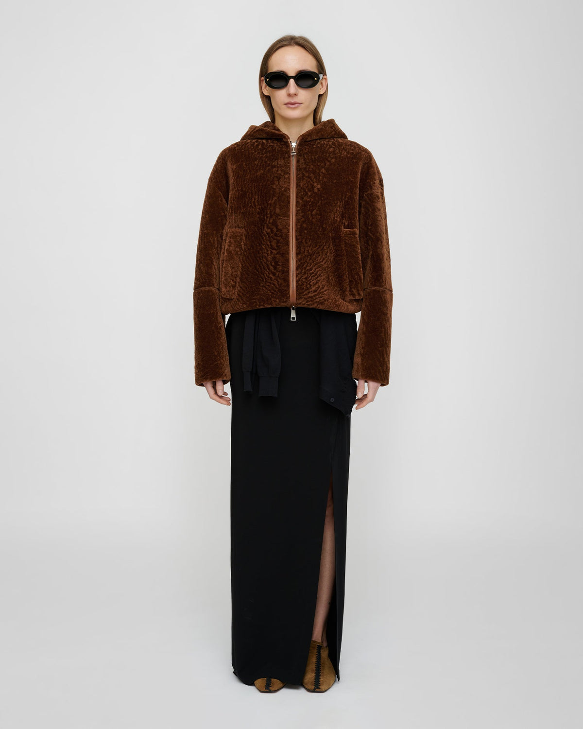 Jaswinder Shearling jacket - Cognac | Nanushka