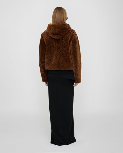 Jaswinder Shearling jacket - Cognac | Nanushka