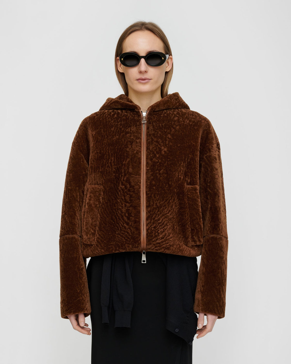 Jaswinder Shearling jacket - Cognac | Nanushka