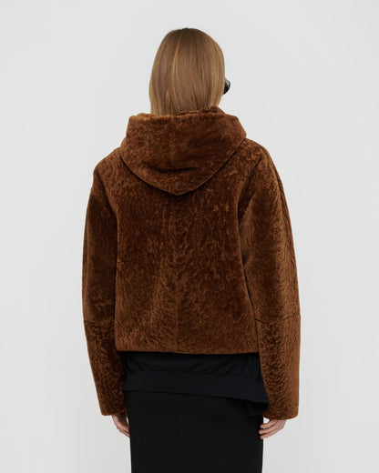 Jaswinder Shearling jacket - Cognac | Nanushka