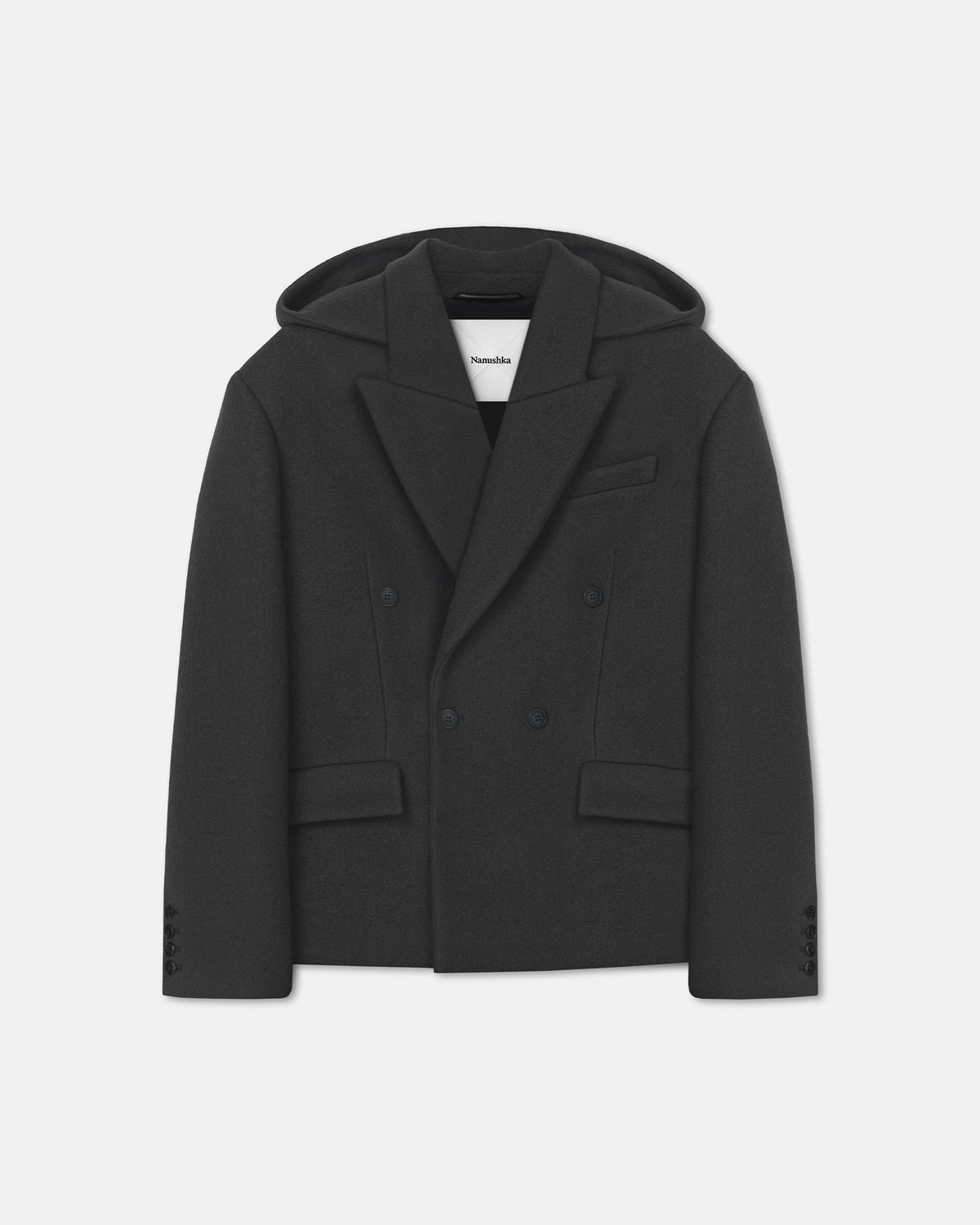 Brione Blazer - Midnight Green | Nanushka