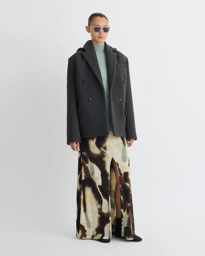 Brione Blazer - Midnight Green | Nanushka