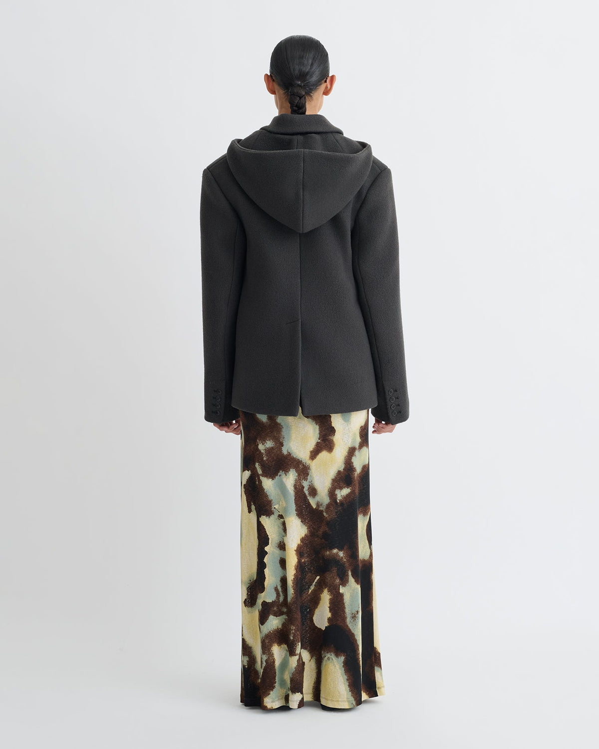 Brione Blazer - Midnight Green | Nanushka