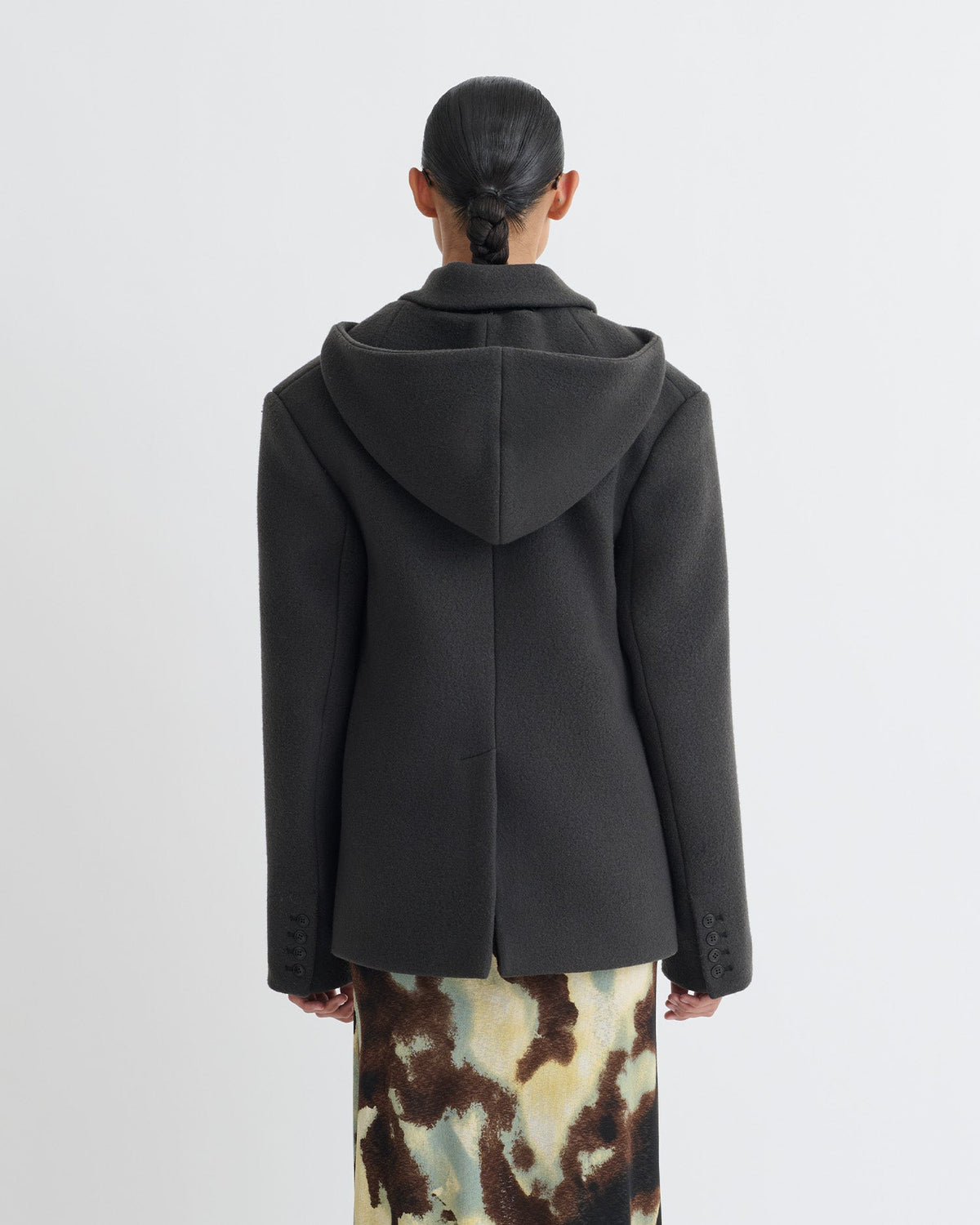 Brione Blazer - Midnight Green | Nanushka