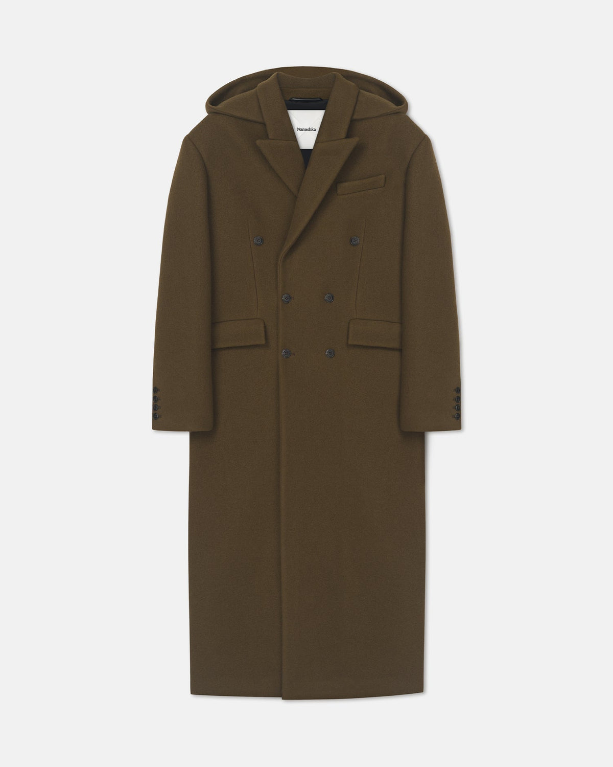 Melva Coat - Wood | Nanushka