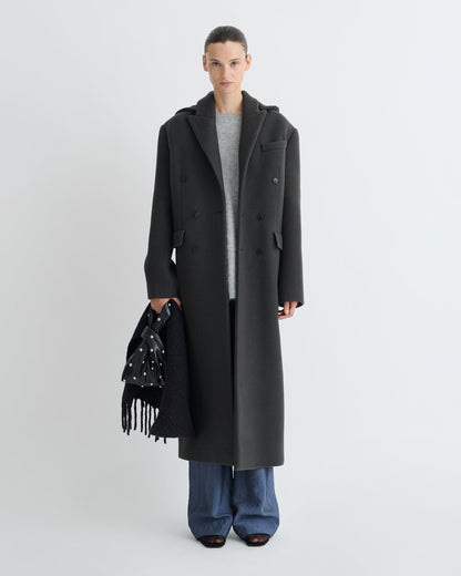 Melva Coat - Midnight Green | Nanushka