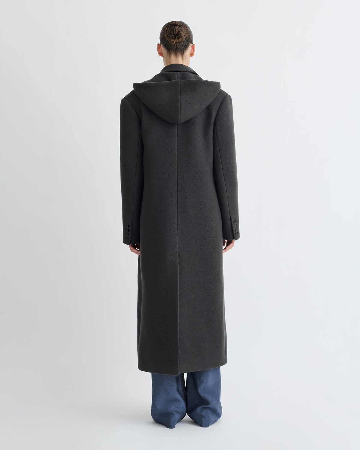 Melva Coat - Midnight Green | Nanushka