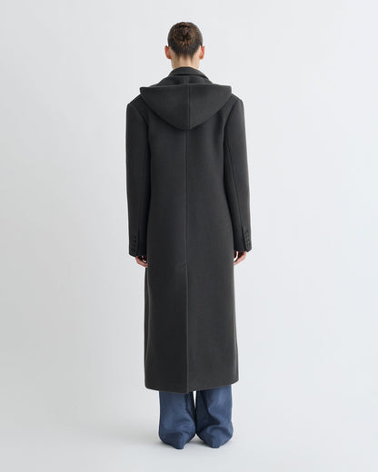 Melva Coat - Midnight Green | Nanushka
