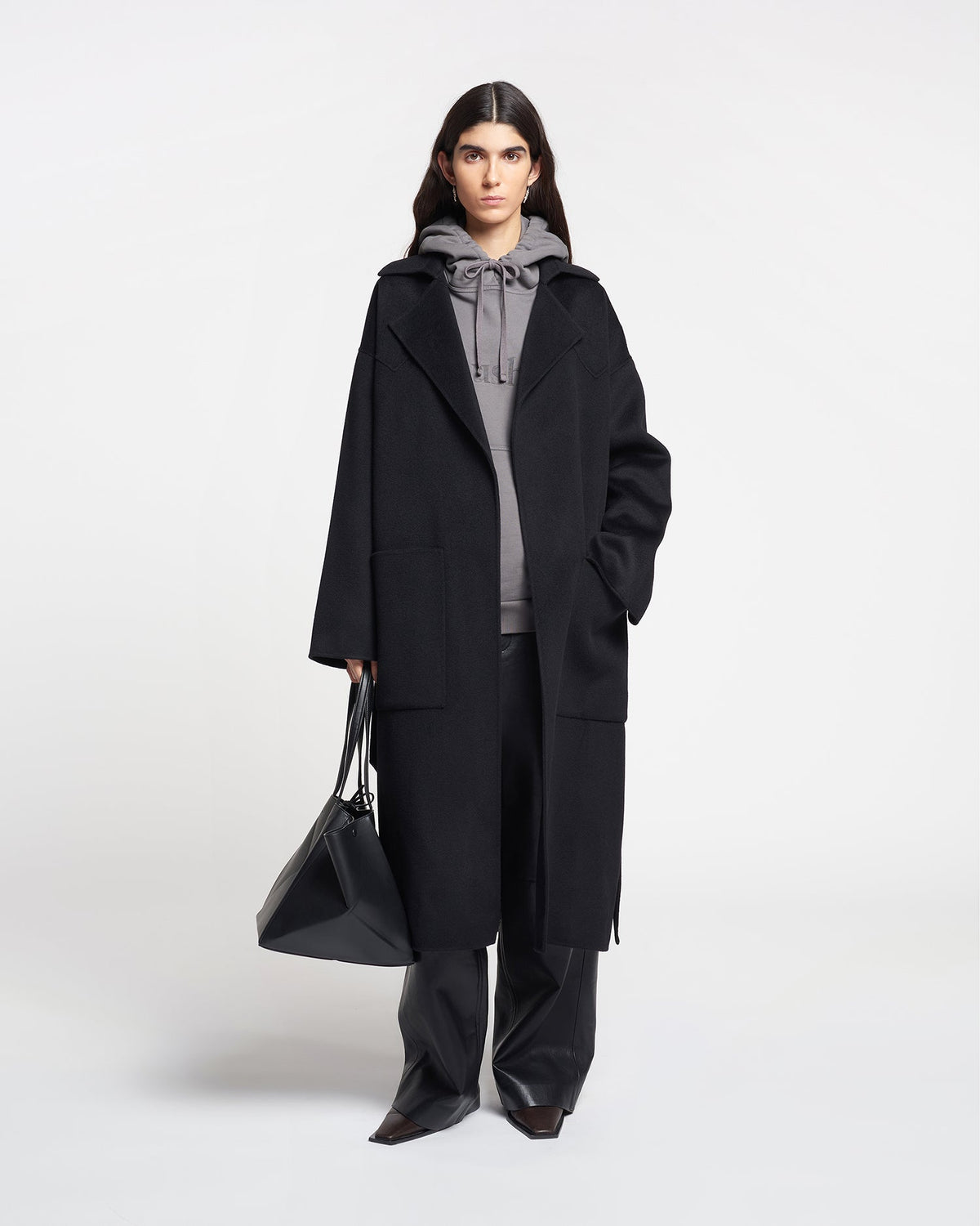 Alamo Robe coat - Black | Nanushka