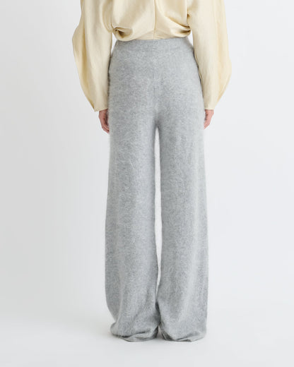 Ewerly Brushed cashmere pants - Grey | Nanushka
