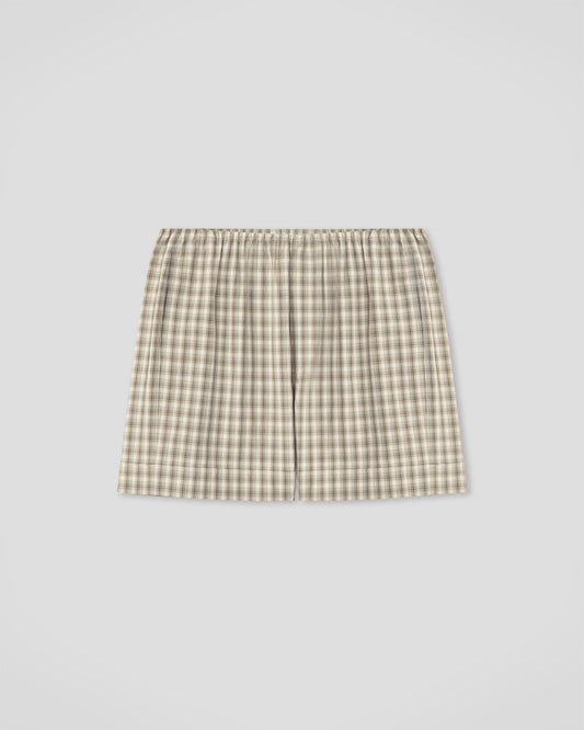 Hira Shorts - Creme/Grey | Nanushka