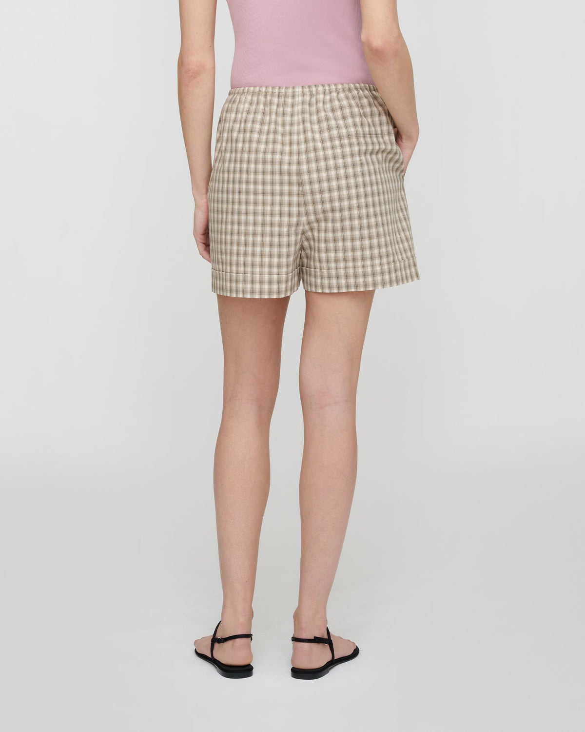 Hira Shorts - Creme/Grey | Nanushka