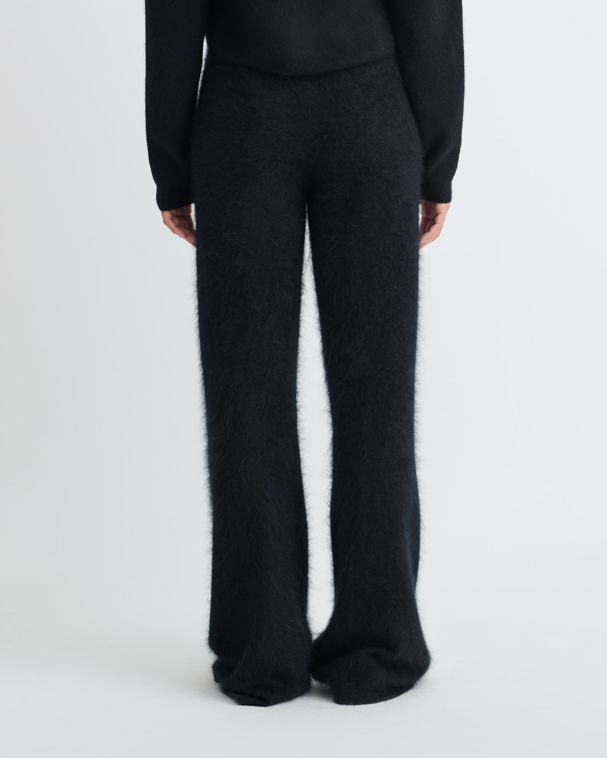 Ewerly Brushed cashmere pants - Black | Nanushka