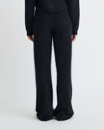 Ewerly Brushed cashmere pants - Black | Nanushka