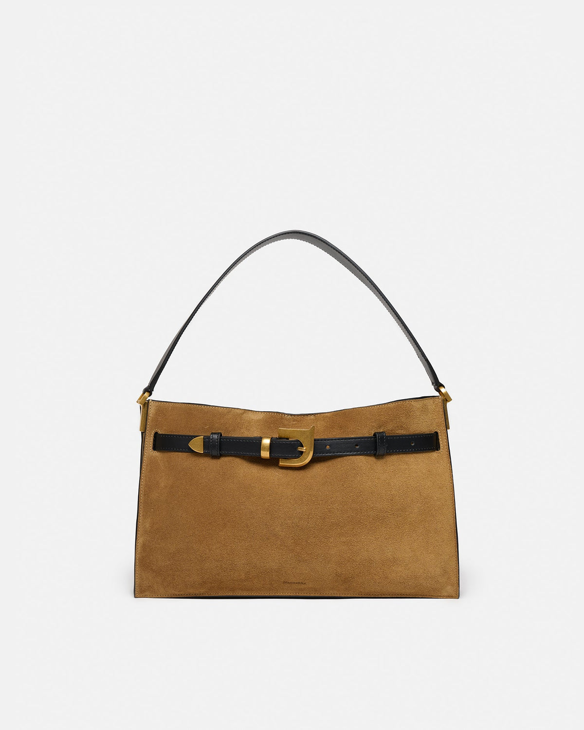 Harmonica Suede bag - Brown | Nanushka