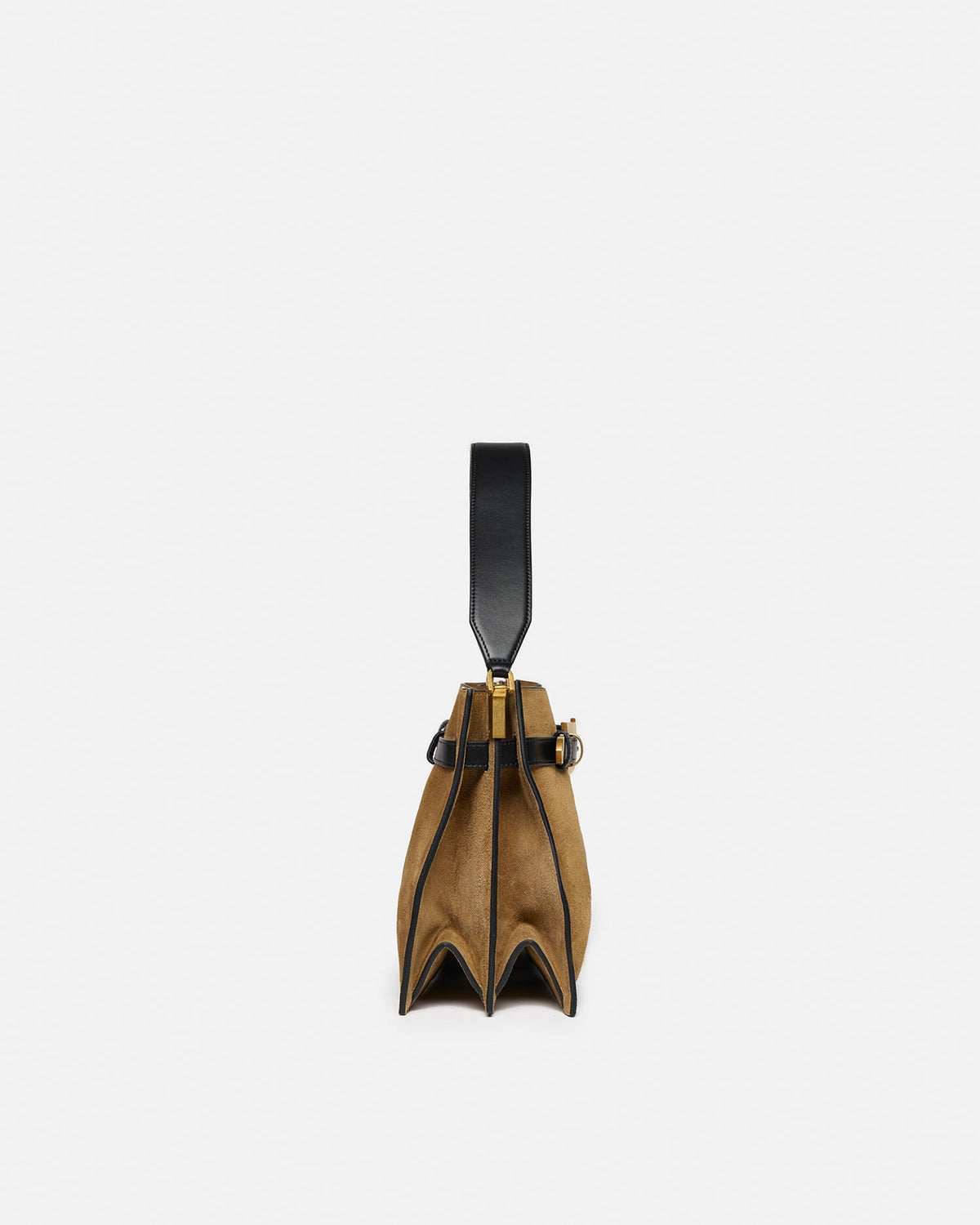 Harmonica Suede bag - Brown | Nanushka