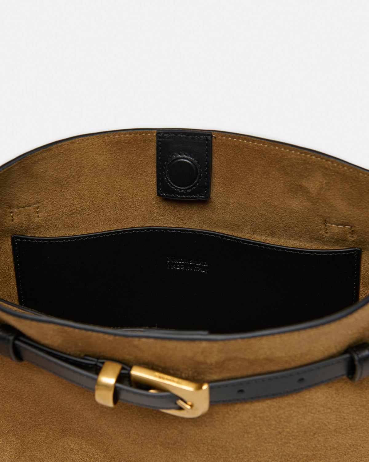 Harmonica Suede bag - Brown | Nanushka