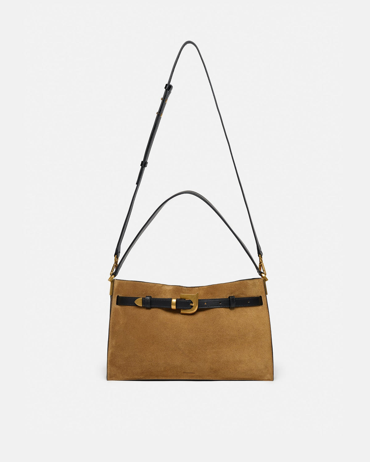 Harmonica Suede bag - Brown | Nanushka