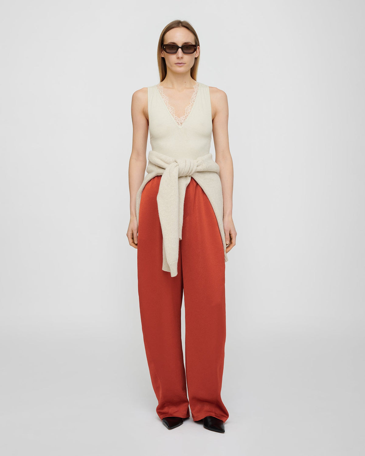 Zoela Pants - Rouge | Nanushka