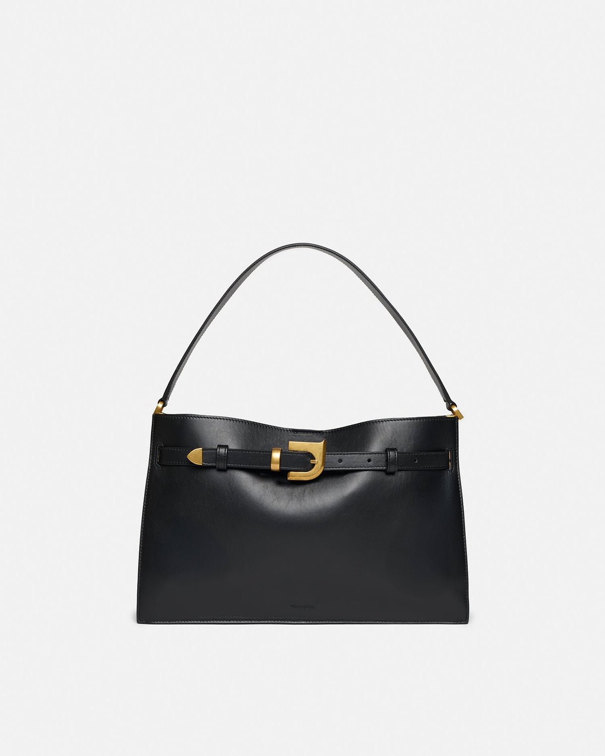 Harmonica Leather bag - Black | Nanushka