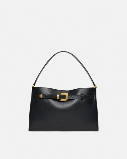 Harmonica Leather bag - Black | Nanushka