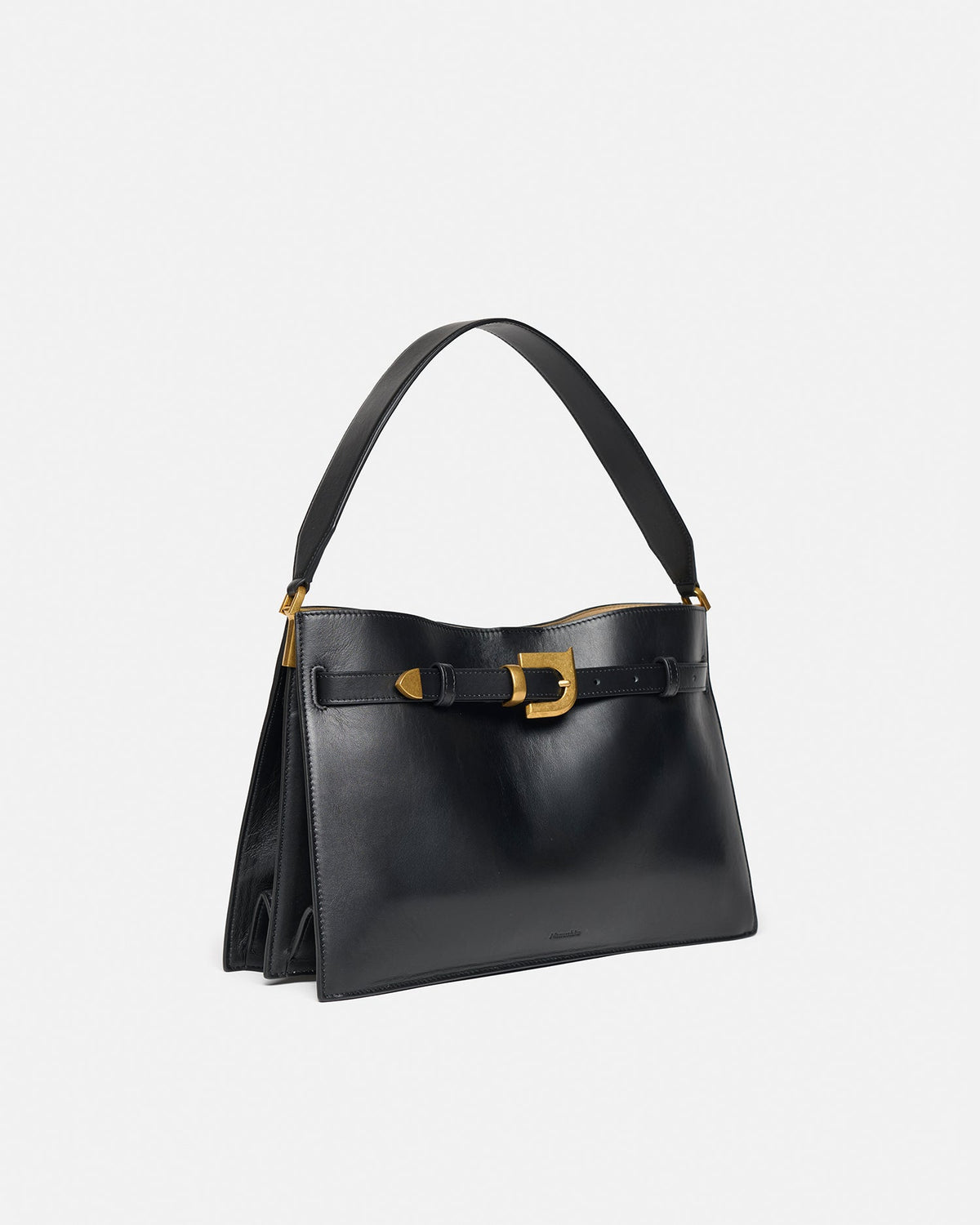 Harmonica Leather bag - Black | Nanushka