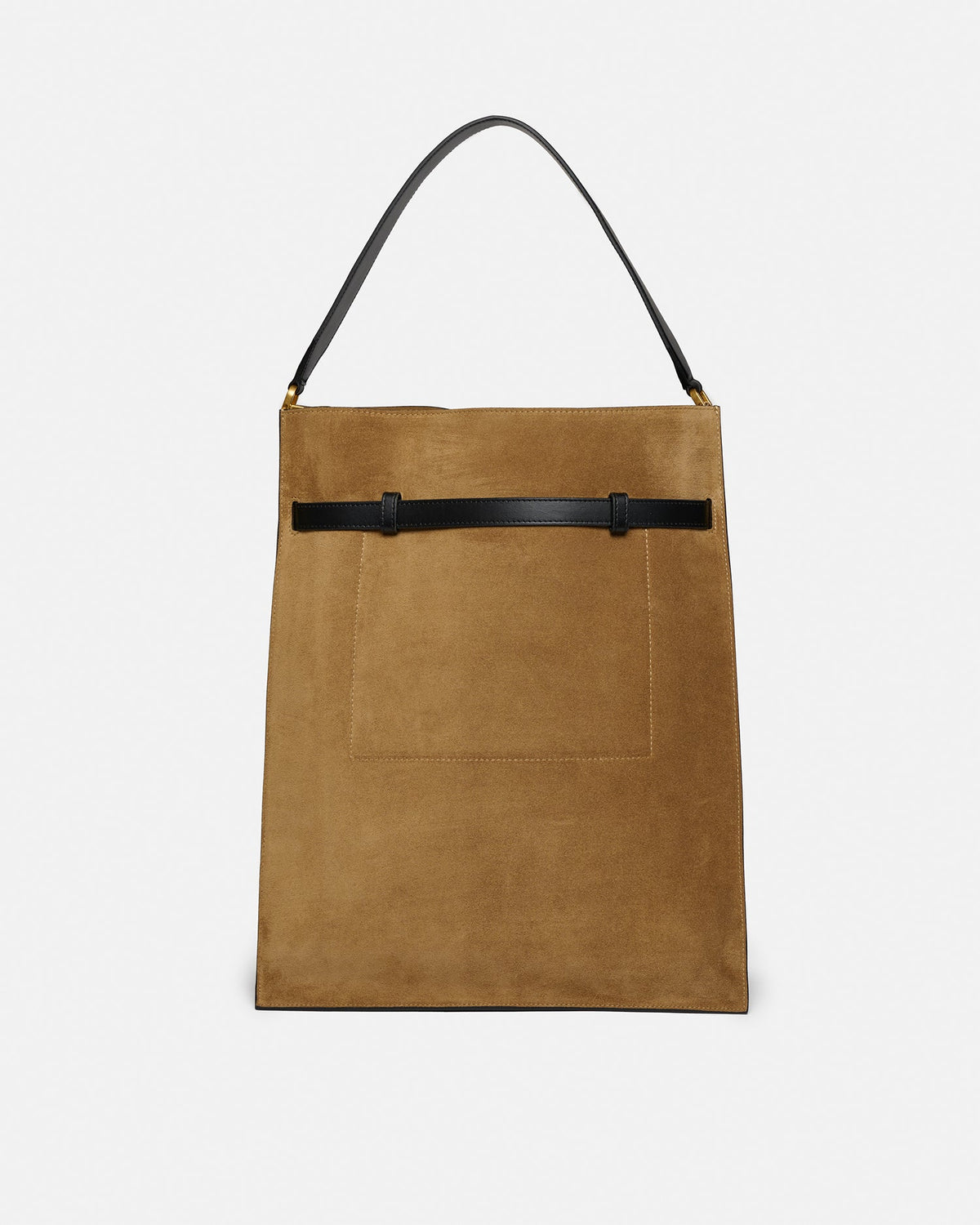 Harmonica Maxi Suede bag - Brown | Nanushka