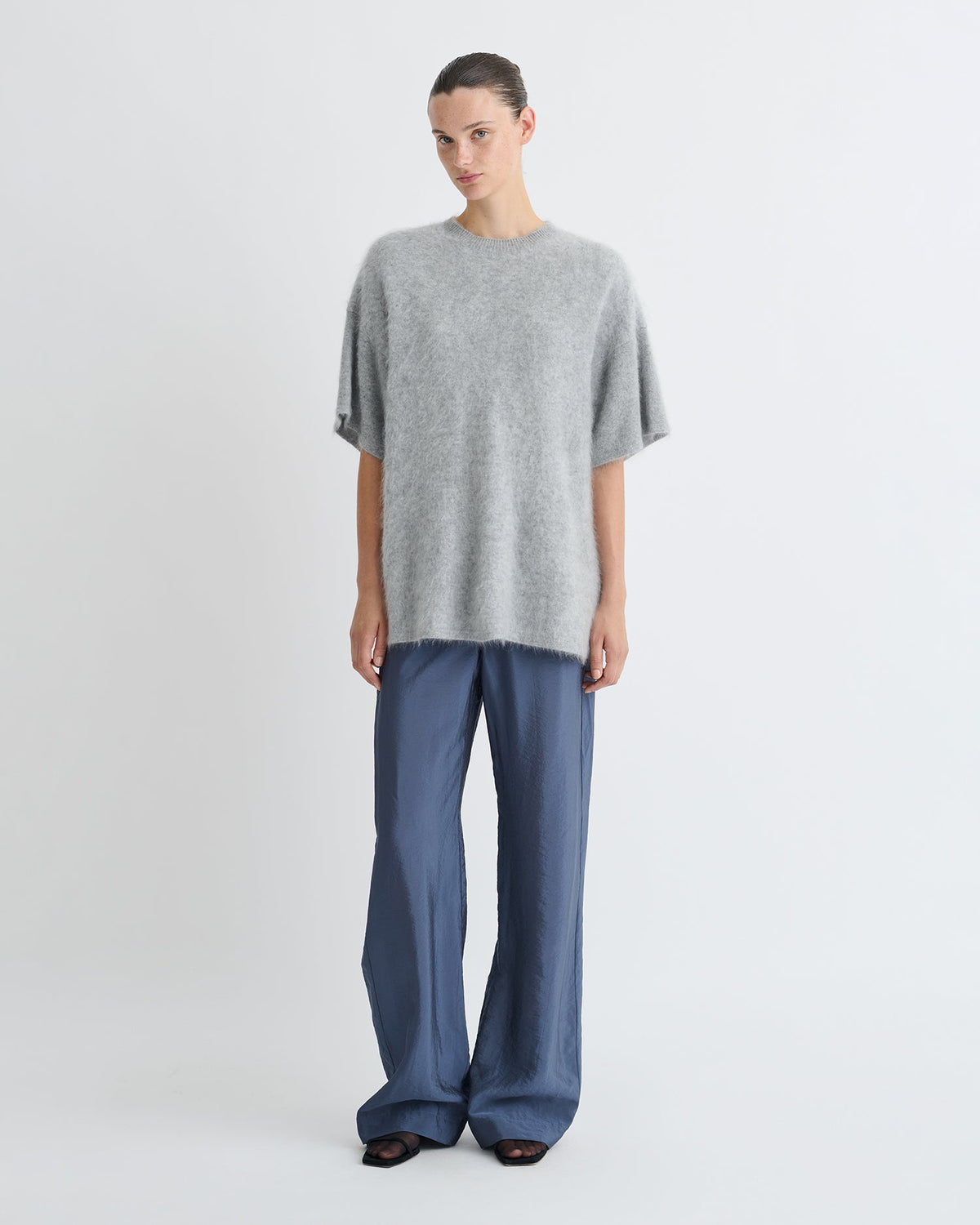 Arvenn Pants - Denim Blue | Nanushka