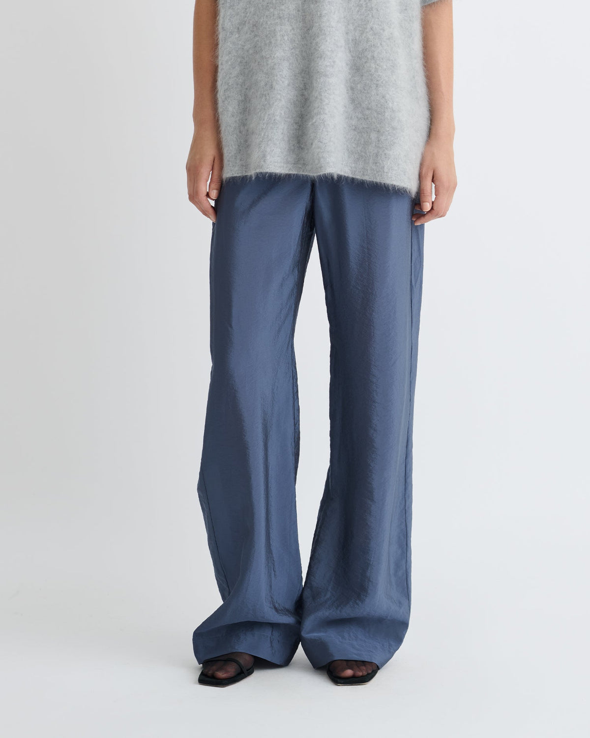 Arvenn Pants - Denim Blue | Nanushka