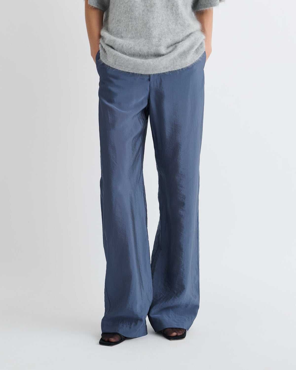 Arvenn Pants - Denim Blue | Nanushka