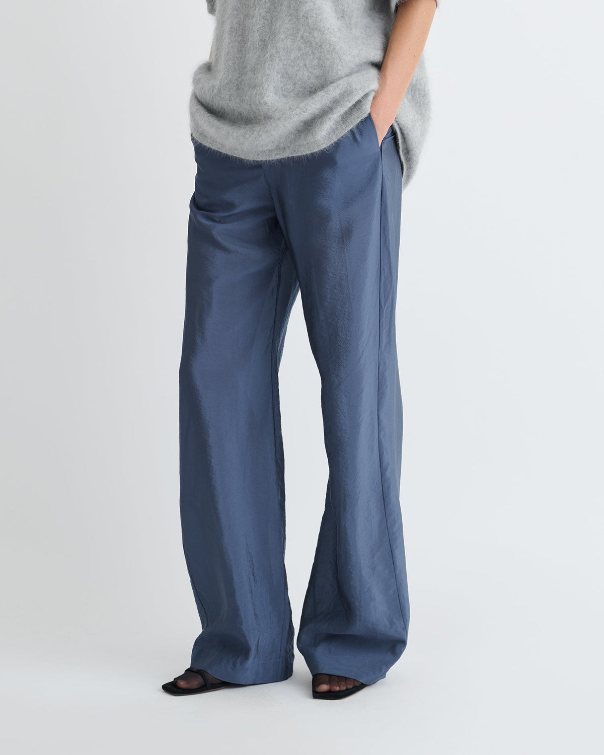Arvenn Pants - Denim Blue | Nanushka