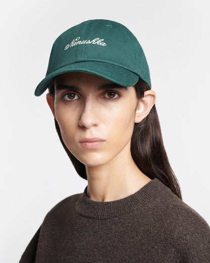 Val Baseball cap - Pine Green | Nanushka