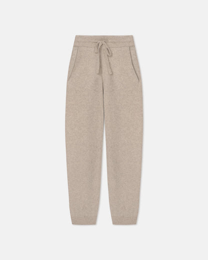 Teclah Overwashed Merino Pants - Oatmeal | Nanushka